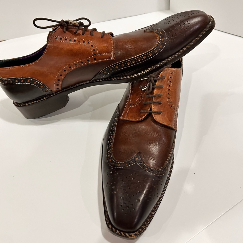 Gently used Matteo Massimo men’s luxury shoes size 13
